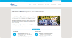 Desktop Screenshot of gebhardt-instruments.de